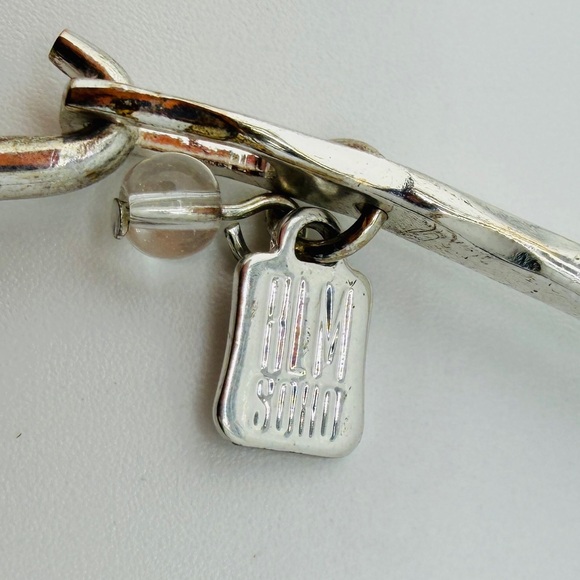 Robert Lee Morris Soho Flower Pendant Statement Collar Necklace - Picture 5 of 10